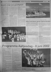 Schilder's Nieuwsblad - 3 juni 2002