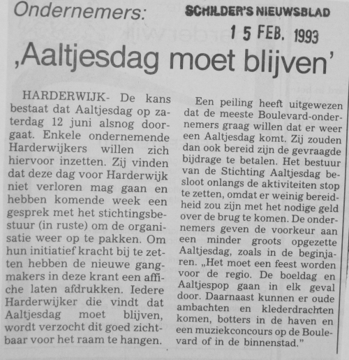 Schilder's Nieuwsblad - 15 februari 1993