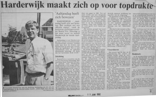 Veluws Dagblad - 11 juni 1992 Veluws Dagblad - 11 juni 1992