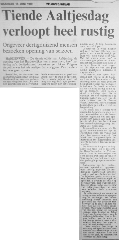 Veluws Dagblad - 15 juni 1992